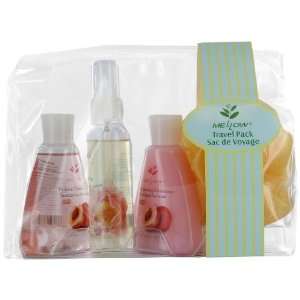   Shampoo,Conditioner Peach,Body Mist Flower,Sponge, (Pack of 2) Beauty