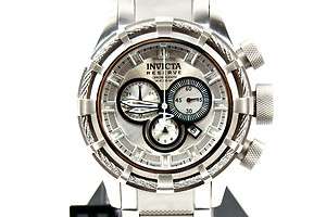   MENS RESERVE SILVER DIAL CHRONOGRAPH BOLT WATCH SWISS MADE NEW WOW