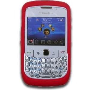  Blackberry Curve 8500, 8510, 8520, 8530 Red Silicone Skin 