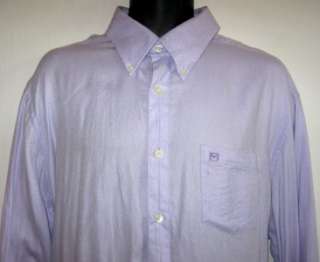 Michael Kors Button Down Cotton Shirt Purple Mens XL  