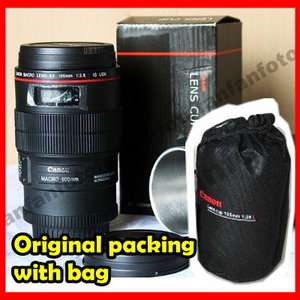 Canon EF 100mm Macro USM Lens Cup Mug Thermo w/ bag  