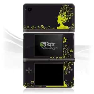  Design Skins for Nintendo DSi XL   Grüne Blumen Design 