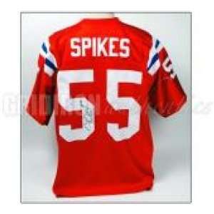  Brandon Spikes Signed Patriots Jersey   Autographed NFL 
