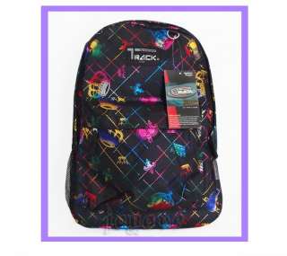 Track Rainbow Colored Crown Backpack School Bag 16.5 ★