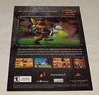 2005 PS2 video game ad page ~ RATCHET AND CLANK
