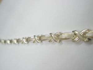 Sterling Silver Bracelet, Hugs and Kisses style, X&O, Huggs XOXO, FREE 