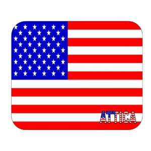 US Flag   Attica, New York (NY) Mouse Pad 