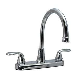   Hybrid kitchen faucet with high arc spout 8 inch