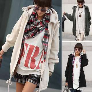 New Ladies Womens Fashion Hoodies Long Coat Jacket 3 Color M327  