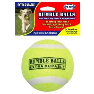  Vo Toys Rumble Balls Extra Strength 4in Dog Toy Pet 