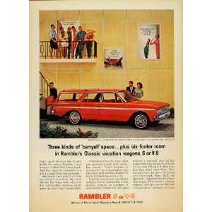  1963 Ad Rambler Classic Station Wagon American Motors 