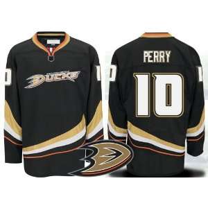  Ducks Authentic NHL Jerseys Corey Perry Home Black Hockey Jersey 