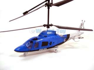New 3 CH Falcon Police Helicopter Remote Control RC RTF  