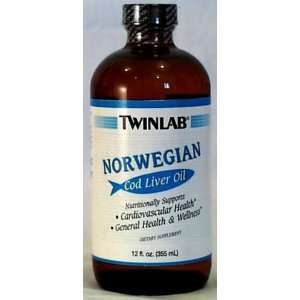 Twin Lab Cod Liver Oil, Norwegian  Grocery & Gourmet Food