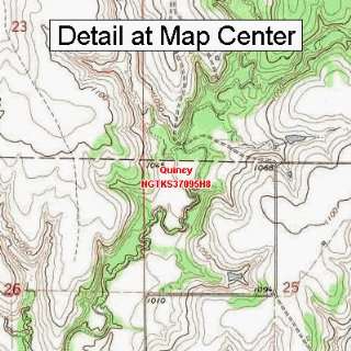   Quadrangle Map   Quincy, Kansas (Folded/Waterproof)