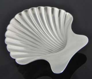   Vintage Tiffany & Co Sterling Silver Seashell Dish Tray Bowl Plate