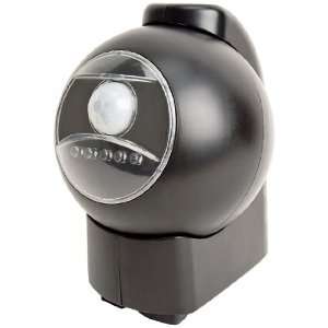  Black Battery Powered Motion Activated Outdoor LED Light 