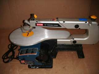 RYOBI 16 IN. SCROLL SAW AND 6 IN. BENCH GRINDER  