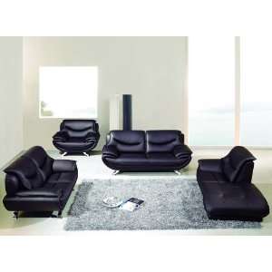 New 3pc Contemporary Modern Leather Sofa Set #AM 088 E 