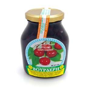 Vourderis Sour Cherry Preserves Grocery & Gourmet Food