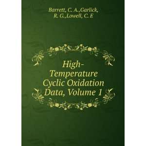  High Temperature Cyclic Oxidation Data, Volume 1 C. A 