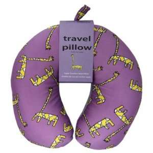  Kids Travel Pillow   Purple Giraffe Toys & Games