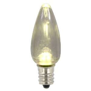  C9 Transparent LED WmWht Bulb45W 130V