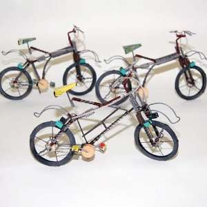 Spring Design Wire Mountain Bike Sculpture  Sports 