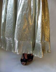   COSTA GODDESS Gown GOLD TULLE Strapless ORIGAMI Bodice Dress  