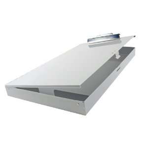  11x17 Aluminum Clipboard with High Capacity Clip and Storage 