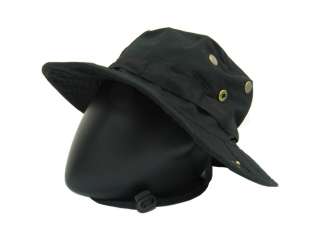 USMC US Army BDU Black BK Milspec Boonie Hat Cap  