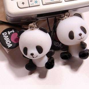 LOVE PANDA Bag Cell Phone iphone Strap Charm,Kid,Party Favor 