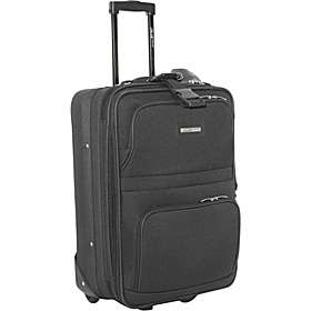 Voyager 21 in. Rolling Carry On Case Black