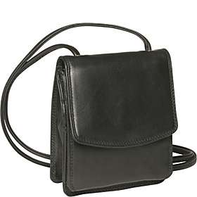 Shoulder/Belt Wallet on a String Black