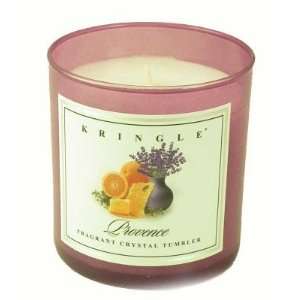  PROVENCE Large Colored Crystal Tumbler Scented Jar Candle 