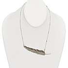Heather Pullis Designs Silver Leaf Necklace After 20% off $70.40