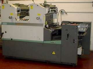 Hamada C248 2 color offset press with Crestline Dampening System 