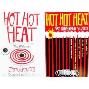  Hot Hot Heat 5 Piece Concert Poster Collection LOT