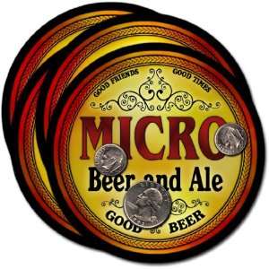 Micro, NC Beer & Ale Coasters   4pk 