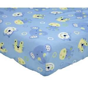  Animal Park Fitted Sheet by Nojo Baby