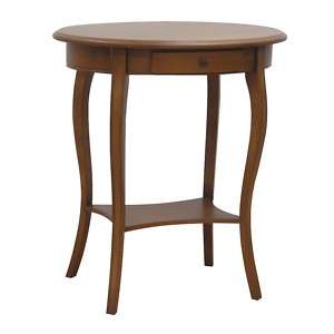 Vintage Style Rich Oak Finish Side End Table Nightstand  