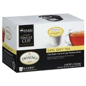  Twinings Earl Grey Tea, 12 ct K Cups for Keurig Brewers, 3 