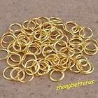 800 Pcs gold plated split Open Jump Rings jewelry findings connectors 