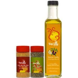Fire Chief Gourmet Oil and Spice Sampler  Grocery 