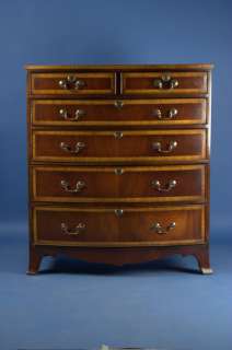 Antique Style English Mahogany Dresser Chest of Drawers  