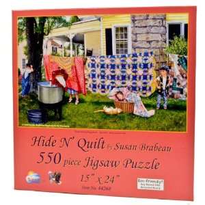  Hide N Quilt 550pc Jigsaw Puzzle by Susan Brabeau Toys 