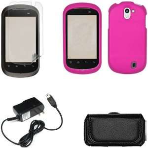   Horizontal Leather Pouch for LG DoublePlay C729 Cell Phones