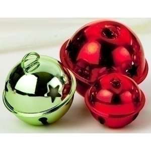  Club Pack of 72 Color Works Red & Green Jingle Bell 