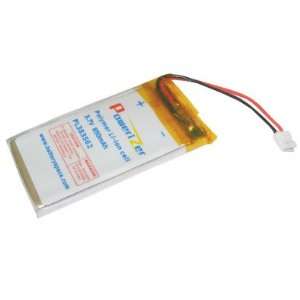 com Custom Polymer Li Ion Battery Pack,3.7V, 800mAh (2.96wh) with PCB 