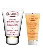 NEW Receive a FREE 2 Pc. Deluxe Sample Set with $50 Clarins purchase